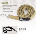 Bungee Dog Leash, Heavy Duty Dog Leash with Shock Absorption