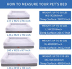 Orthopedic Dog Bed for Medium Dogs, Bolster Sides Dogs Sofa Bed with Removable Washable Cover & Non-Skid Bottom, Soft Pet Bed with Egg Foam Dog Couch for Sleeping, 31 X 25 Inch, Gray