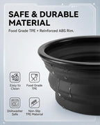 Collapsible Dog Bowls, 2 Pack Sturdy Portable Dog Water Bowls
